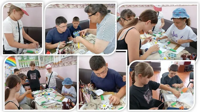 «Ромашка на счастье» -  час творчества
