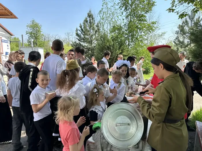 «Фронтовая каша» - акция  (клуб х.Красный)