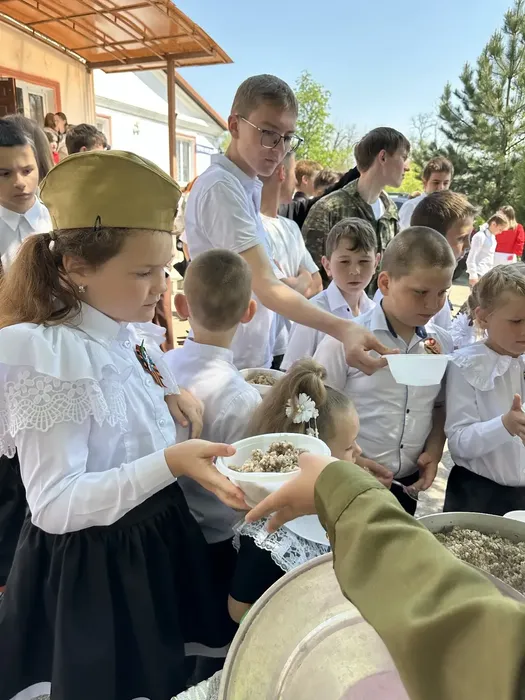 «Фронтовая каша» - акция  (клуб х.Красный)