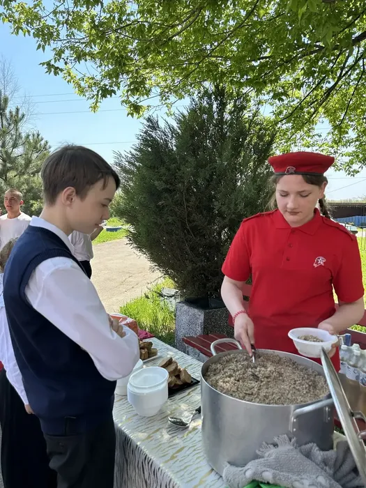 «Фронтовая каша» - акция  (клуб х.Красный)